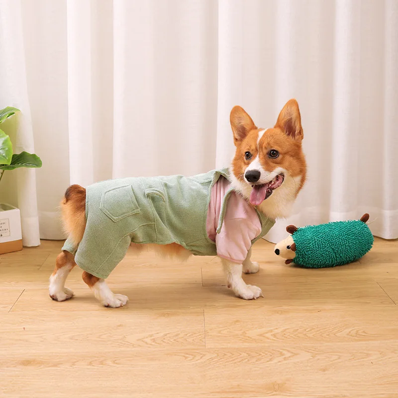 Одежда для собак Pembroke Welsh Corgi комбинезон осени весны зимы одежда домашних