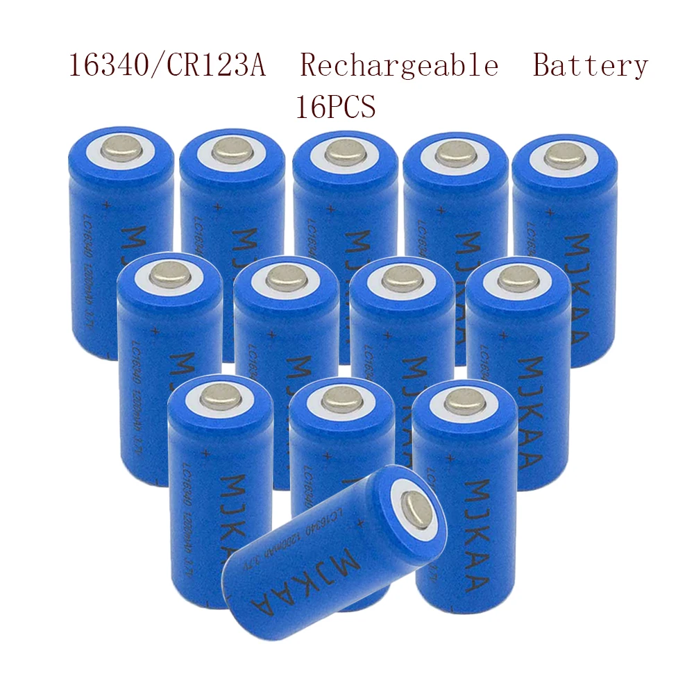 Cr123A 3V Lithium Battery 1500mAh High Performance PTC, 50 OFF