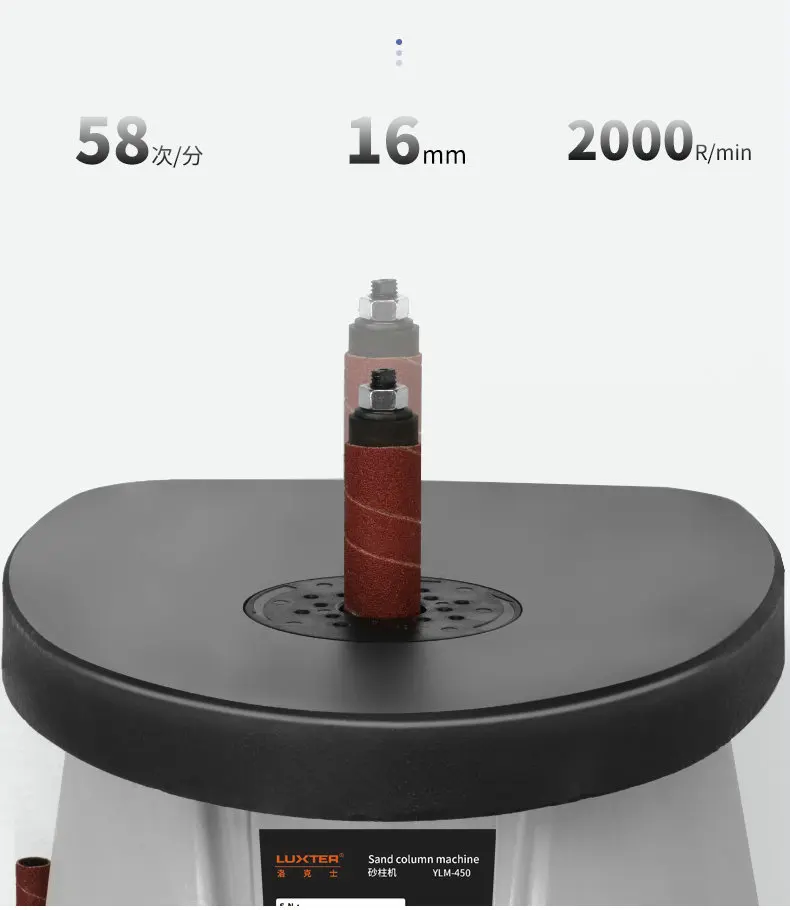 AC220V450W 2000 оборотов в минуту 14-дюймовый настольный цилиндрический шлифовальный станок, деревообрабатывающие круглые шлифовальные машины, шлифовальная машина, шлифовальная машина, мульти-размер обработки