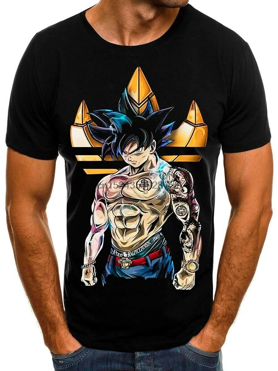 Enojado Goku DBZ Kamehameha de moda camiseta Mann Frau|Camisetas| -  AliExpress