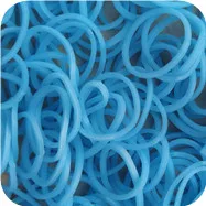 600 шт DIY Резиновые ткацкие браслеты gomas para hacer детские подарочные браслеты для девочек Детские аксессуары ювелирные изделия - Цвет: light blue