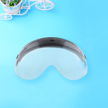

Vehemo 3-Snap Cover Shield Pilot Style Lens Visor Motorcycles 3 Snap Clear