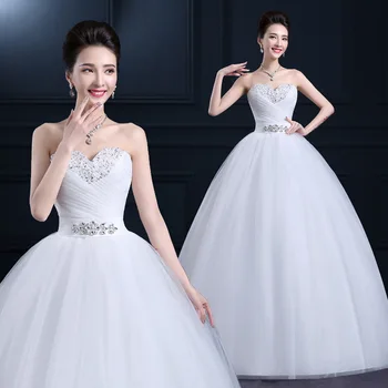 

Gorgeous Crystal Shiny Arab Wedding Gowns Robe De Mariage Puffy Shining Stones Ball Gown Wedding Dresses vestido de casamento