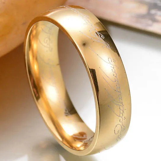6MM Gold MeMolissa горячая Распродажа мужское женское кольцо пожарного из нержавеющей стали тонкое синее кольцо высокого качества - Цвет основного камня: 6MM Gold
