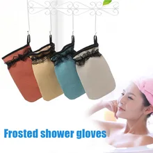 2 шт перчатки для душа и ванной отшелушивающие для мытья кожи спа массаж тела Душ скруббер перчатки SSwell