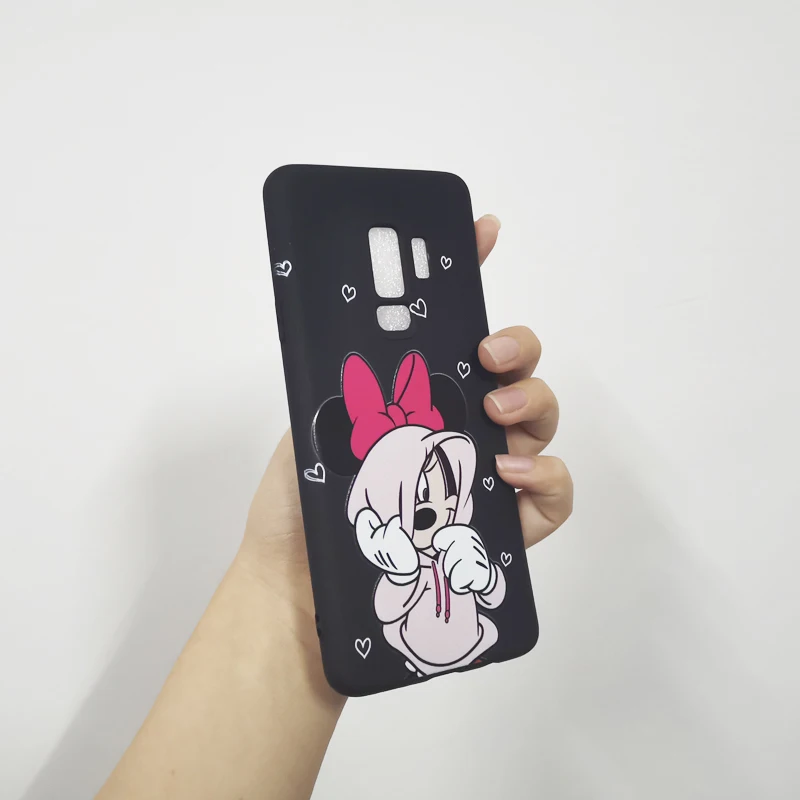 Чехол для телефона с изображением мультяшной Минни Маус для samsung Galaxy S8 S10 Note 8 9 Plus, мягкая задняя крышка для huawei P30 mate 20 Lite Capa