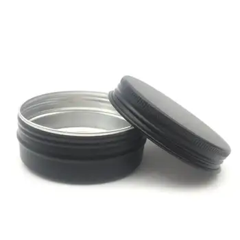 

12/24/40 Pcs 30ml 60ml Round Lip Balm Tin Cans Cosmetic Sample Containers with Screw Lid Aluminum Empty Tins Refillable Bottles