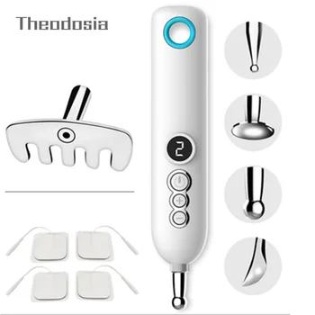 

health care acupuntura pen massager electric body Massage pen ems massagist muscle stimulator Back Massager neck masseur masses