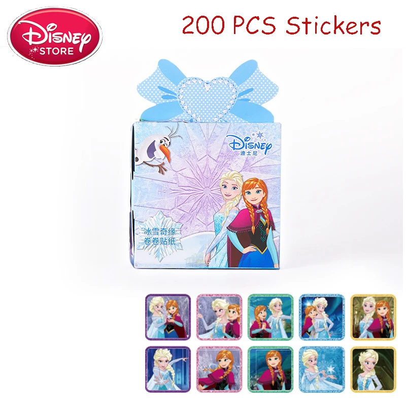Наклейки с картинками принцесс Белль замороженная Анна Эльза наклейка s для