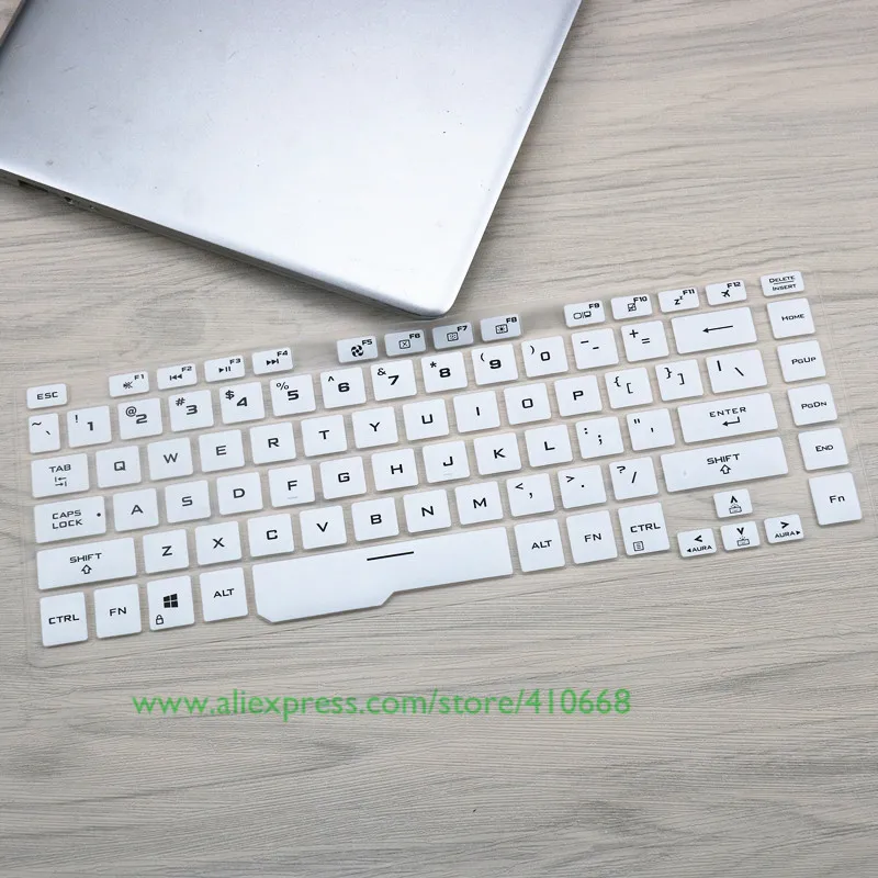 15,6 дюймовый силиконовый чехол-клавиатура для ноутбука ASUS ROG Zephyrus G GA502 GA502D ga502du ga502gu ноутбук