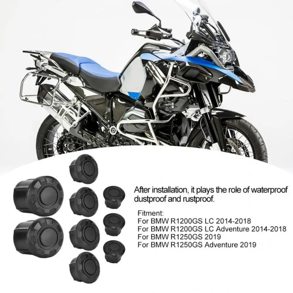 Мотоциклетная рамка отверстие крышки заглушки комплект декора для R1200GS LC- LC Adventure- r1250GS Adventure