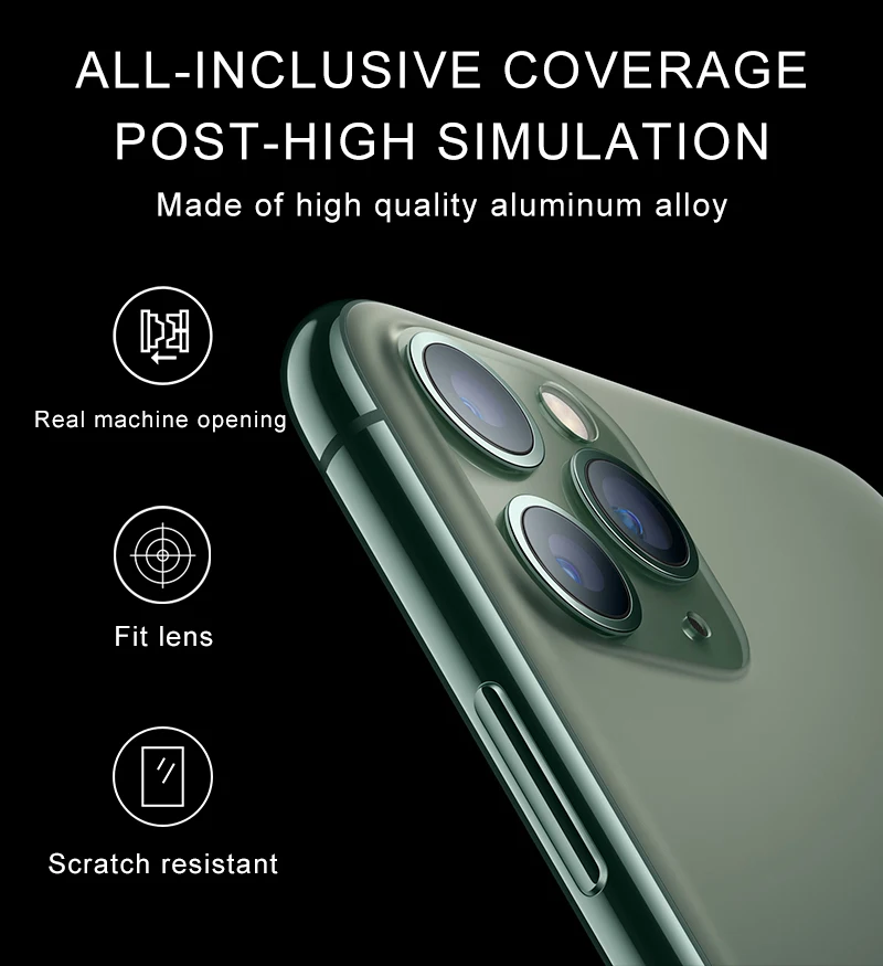 Для iPhone X секундная смена 11 наклейка на рассеиватель X XR XS MAX Модифицированная 11 PRO MAX Модифицированная объектив камеры 11PROMAX чехол поддержка вспышки