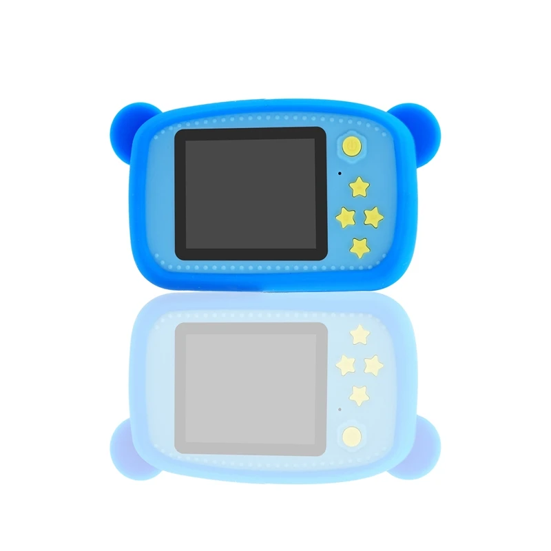 Портативная детская 1300 Вт HD цифровая камера милая форма медведя из мультфильма 2 дюйма ips экран игрушечная мини-камера подарок для детей