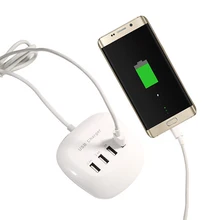 Мобильный телефон зарядное устройство USB разъем USB флэш-память Зарядное устройство стены Зарядное устройство с двумя портами USB 4 Порты и разъёмы Зарядное устройство быстрой зарядки линии путешествия Зарядное устройство