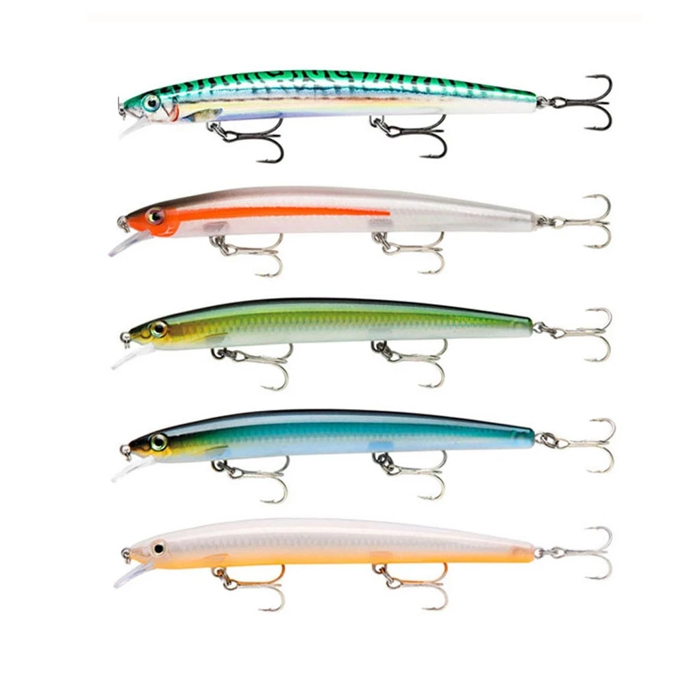 1PC Minnow 13cm 15g Hard Fishing Lure Suspending Bait Wobbler high quality Treble Hook whopper