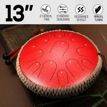 

Handmade 15 Notes Handpan drums Antique F major D Minor Hand Drum Music Hand pan Drums Percussion Musical Instruments