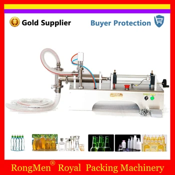 

Pneumatic Piston Filling Machine Liquid Filler Shampoo Water Wine Milk Juice Vinegar Coffee Oil Drink Detergent Free Shipping
