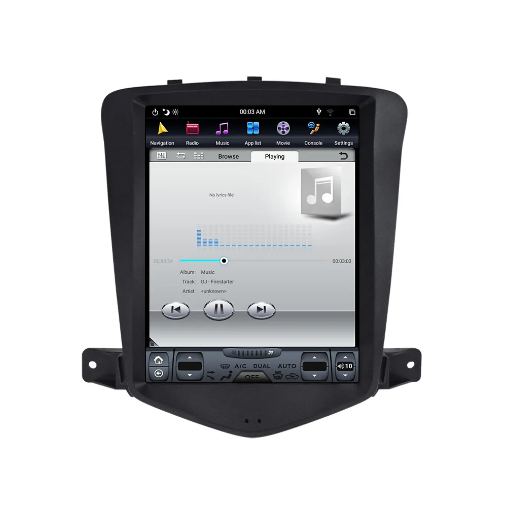 Perfect Tesla Style Android 8.1 GPS Navigation DVD Player For Chevrolet Cruze 2009-13 Car Auto Radio Stereo Multimedia Head Unit Player 5