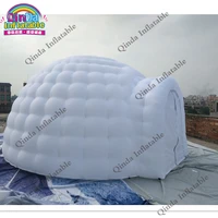 Free Shipping Customized Size Inflatable Igloo Party Tent, Lighting Inflatable Dome Tent For Outdoor Advertising 2