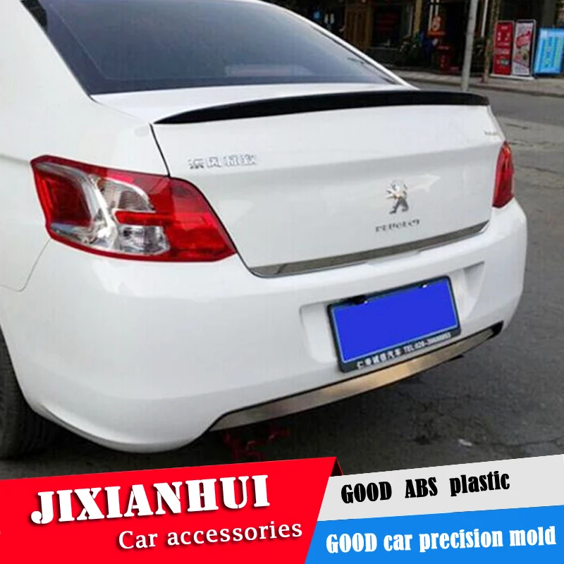 Спойлер для Peugeot 301 2014-2017 спойлер WXK из АБС-пластика цветной задний автомобильного