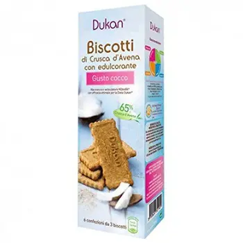 

Dukan Galletas Bran D 'Avena Sabor 6x3 Galletas de Coco