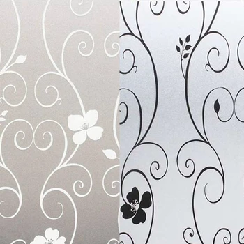 

No-Glue Stain Privacy Glass Window Film Frosting Film Window Film Opaque Static Window Film 60X400cm