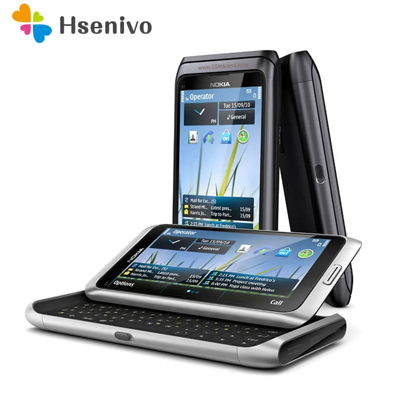  Original NOKIA E7 Mobile Phone Unlocked 3G wifi Smartphone Refurbished Touch screen Free shipping