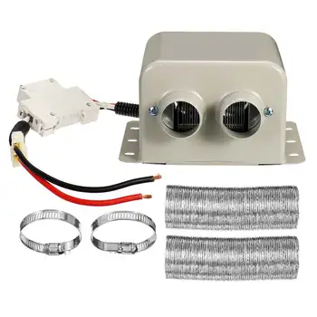 

800W 24V Car Heater Car Glass Defroster Window Heater 2 Air Outlet Winter Warm Dryer Auto Heater Mist Eliminator