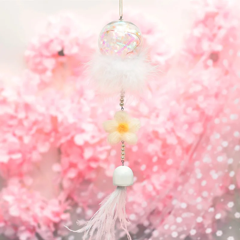 Multicolor Ribbon LED Night Light Sakura Flowers Ball Wind Chime Decoration For Girl Kid Birthday Christmas Valentine'S Day Wedding Party Gift D30 - Испускаемый цвет: Multicolor Ribbon