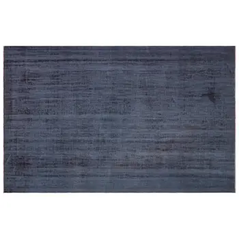 

Handmade Black Vintage Overdyed Turkish Area Rug 191x298 Cm-6'3''X9'9''