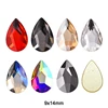 9x14mm Large Drop Nail Art Rhinestone Flat k9 Glass Crystal Strass 3D Trendy Manicure DIY Decorations Accesories 1
