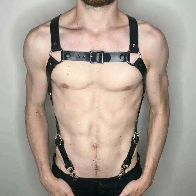 Torso Fetish - Fetish Men Sexy Leather Harness Adjustable Sexual Chest Harness Exotic Top  Tanks Rave Costumes For Adult Sex Games Gay Porn Wear|Tanks| - AliExpress