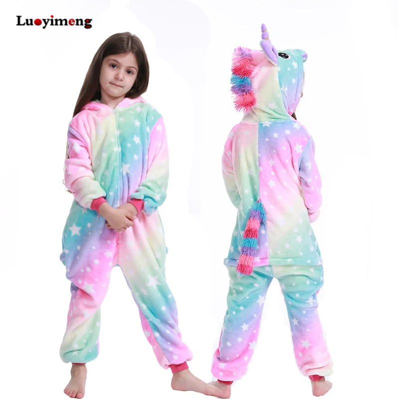 Kigurumi Unicorn For Children Pajamas Boys Girls Licorne Blanket Sleepers Kids Onesie Animal Winter Overalls Baby Panda Costumes Kigurumi Unicorn For Children Pajamas Boys Girls Licorne Blanket Sleepers Kids Onesie Animal Winter Overalls Baby Panda Costumes