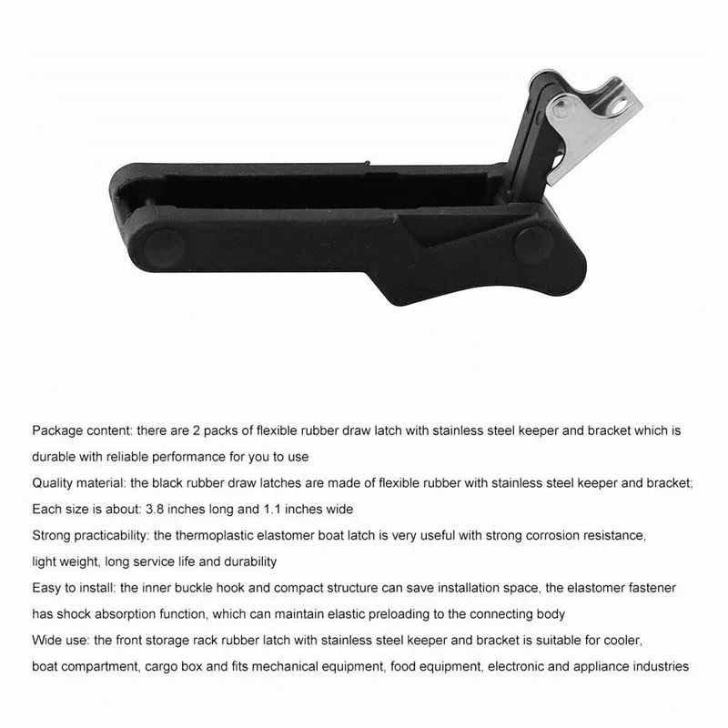 new sale 2PCS Front Storage Latch Rubber For Polaris Sportsman 450 570 850 Touring ETX 7081927