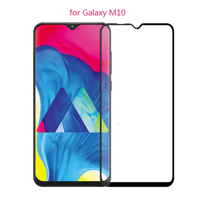 MOFI для Galaxy M10/M20/M30 защита экрана смартфона 9H 2.5D полноэкранная пленка из закаленного стекла для мобильного телефона Galaxy