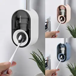 Wall Mount Toothpaste Dispenser Automatic Toothpaste Squeezer Quick & Convenient Practical Toothpaste Squeezer Wall Decoration Wall Mount Toothpaste Dispenser Automatic Toothpaste Squeezer Quick & Convenient Practical Toothpaste Squeezer Wall Decoration