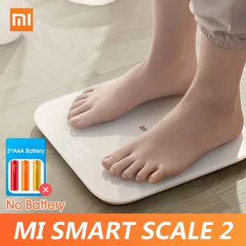 

Xiaomi Mi Smart Scale 2 BT 5.0 Body Balance Test APP Monitor Hidden LED Display Digital Fitness Scale