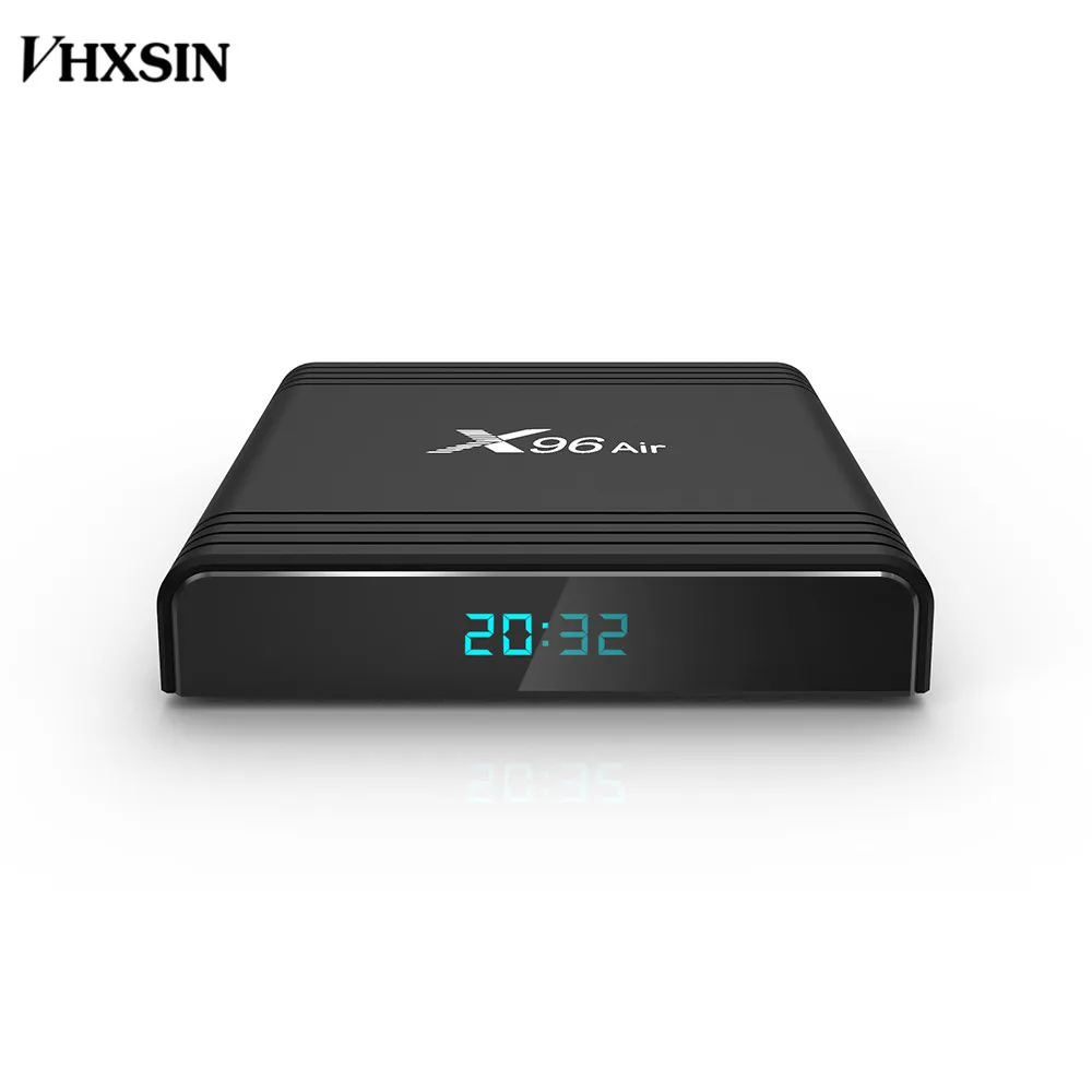 VHXSIN 5 шт. X96 Air Smart tv Box Android 9,0 Amlogic S905X3 4 ГБ 32 ГБ 64 ГБ Android tv Box X96Air 1080P 4K 60fps телеприставка