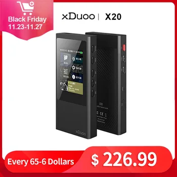

xDuoo X20 Bluetooth HiFi Portable Lossless Music Player Mp3 Native DSD256 PCM384kHz/32bit OPA1612 DAC ESS9018 with Hiby Link