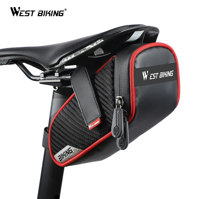 West Biking Waterproof Bike Seat Bag Cycling Accessories Mtb Bike