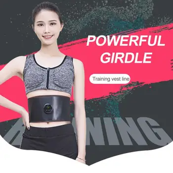 

Abdominal Muscle Trainer Waist Belly Muscle Stimulator Slimming Body Belts Abdominal Waist Leg Hip Slimming Shaper Massage