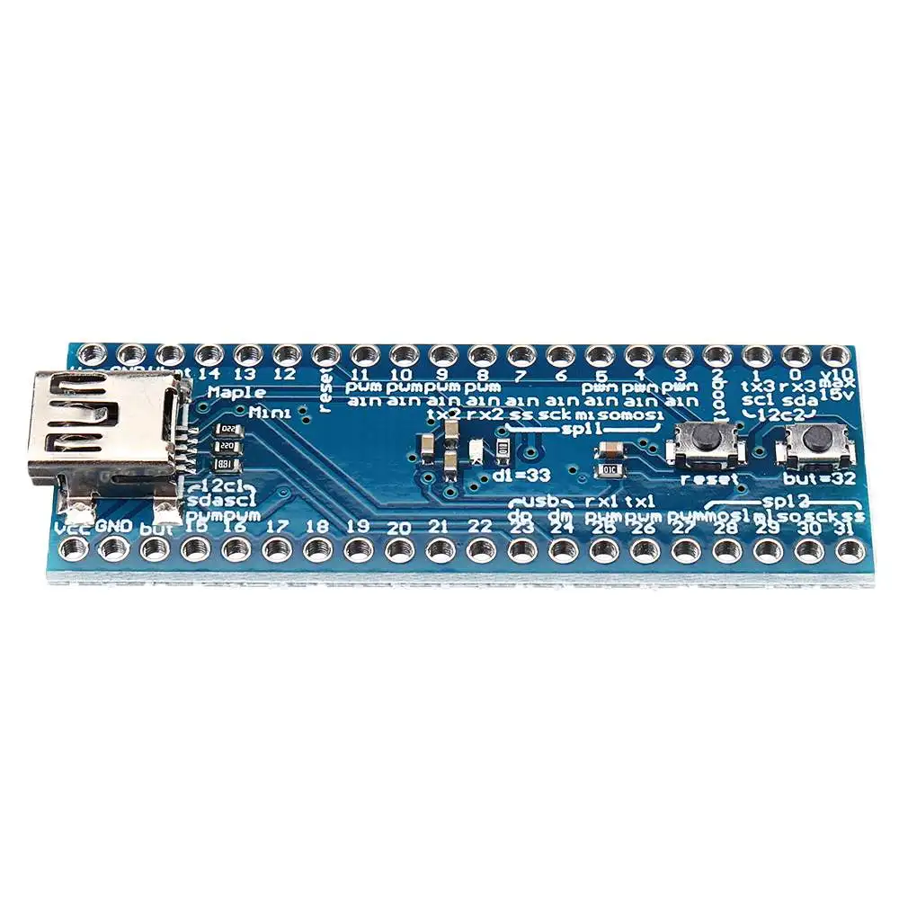 STM32F103CBT6 клен мини ARM STM32 Cortex-M3 регулятор напряжения плата контроллера Модуль 3,3 В USB цифровой IO ШИМ контакты порт