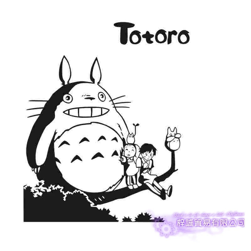 Pegatina Totoro Sticker Anime Cartoon Car Decal Sticker Vinyl Wall Stickers Decor Home Decoration
