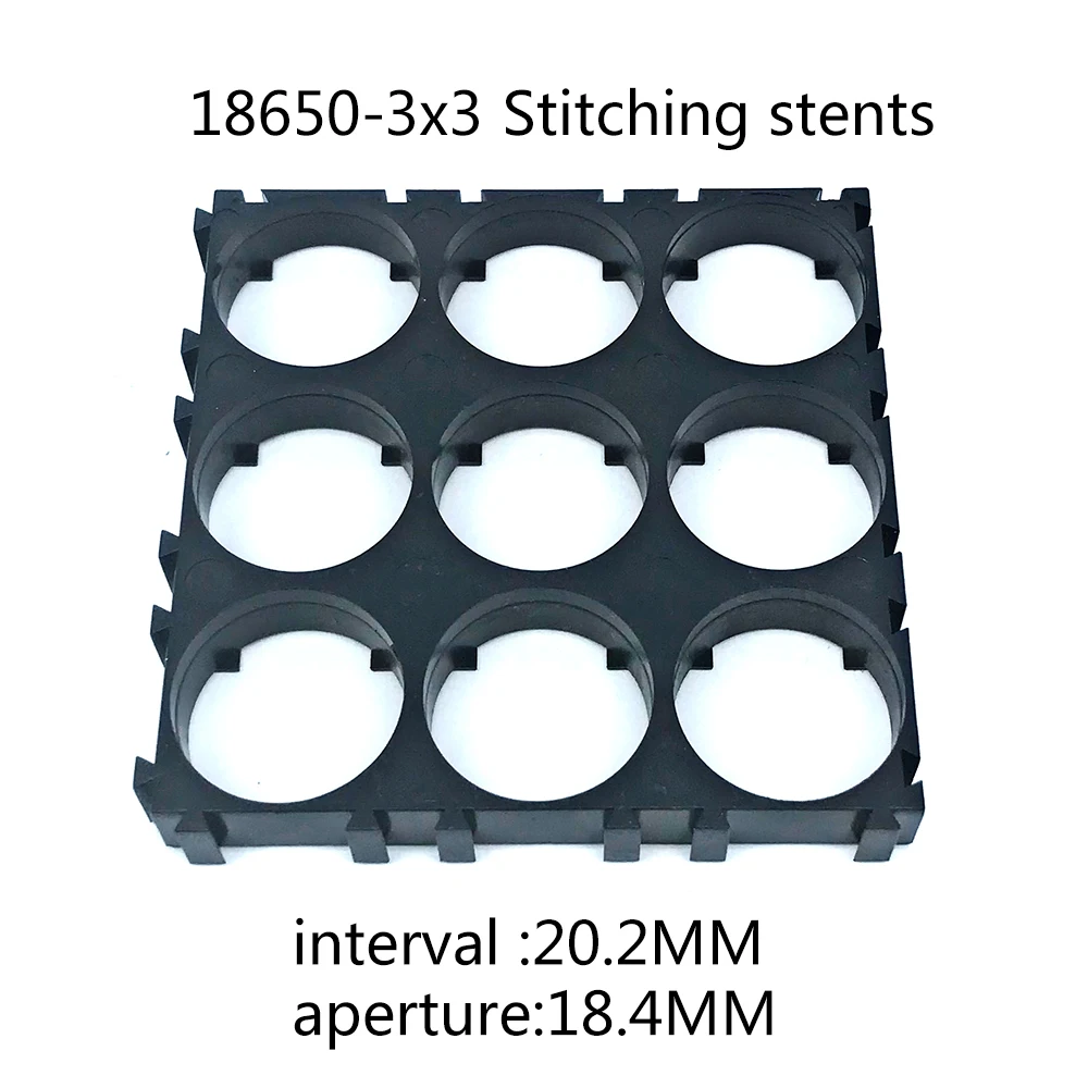 

1pcs18650-3x3 Cylindrical-Bracket Support-Stand Anti-Vibration-Holder Li-Ion-Cell-StorageBattery Case Storage Box Containe