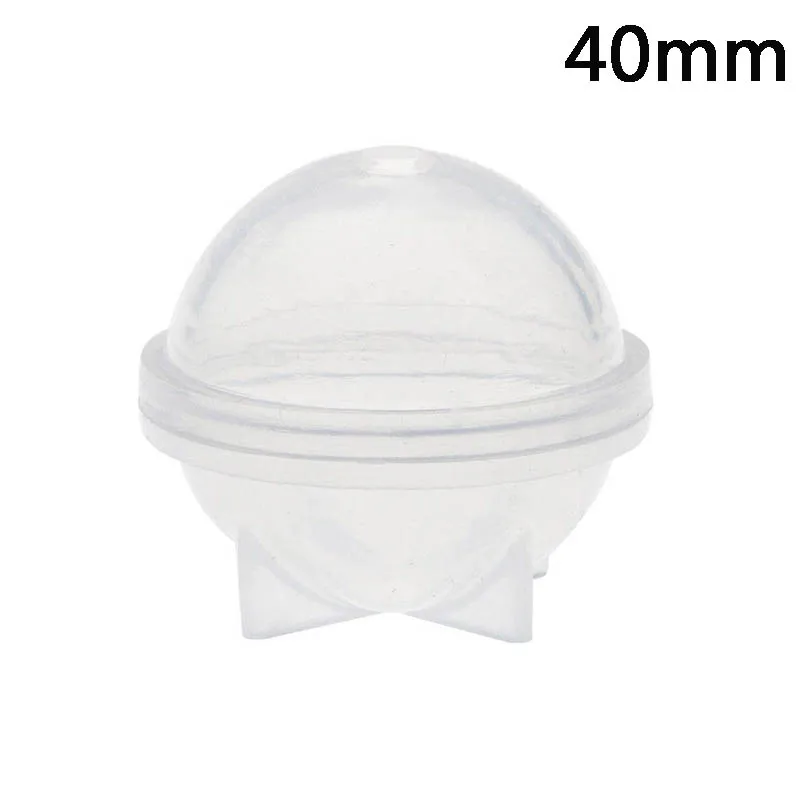 40MM DIY Сферический шар силиконовые формы для смолы ремесло шар Ювелирных изделий FO - Цвет: 40MM