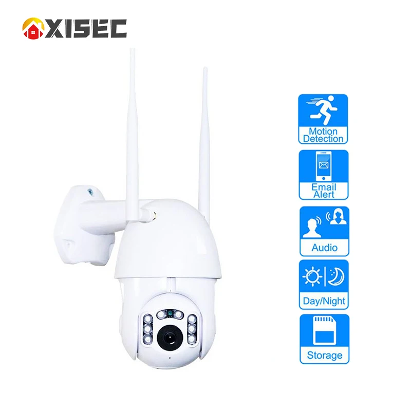 2 5 дюймов Мини Открытый 2MP IP PTZ wifi IP66 водонепроницаемый двухсторонний аудио