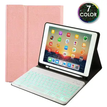 

Case For iPad 10.2 9.7 5th 6th 7th Generation Backlit Keyboard Case for iPad Air 1 2 3 Pro 10.5 11 2020 Mini 1 2 3 4 5 Cover