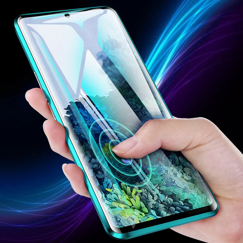 360 Магнитная Адсорбция металлический корпус для Samsung Galaxy A51 A71 A50 A70 A50s A70s A10 A20 A30 A40 A31