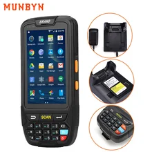 Draagbare Android 1D Barcode Scanner Handheld Pda Draadloze Data Collector Terminal Bluetooth Voor Inventaris Barcode Reader Lader