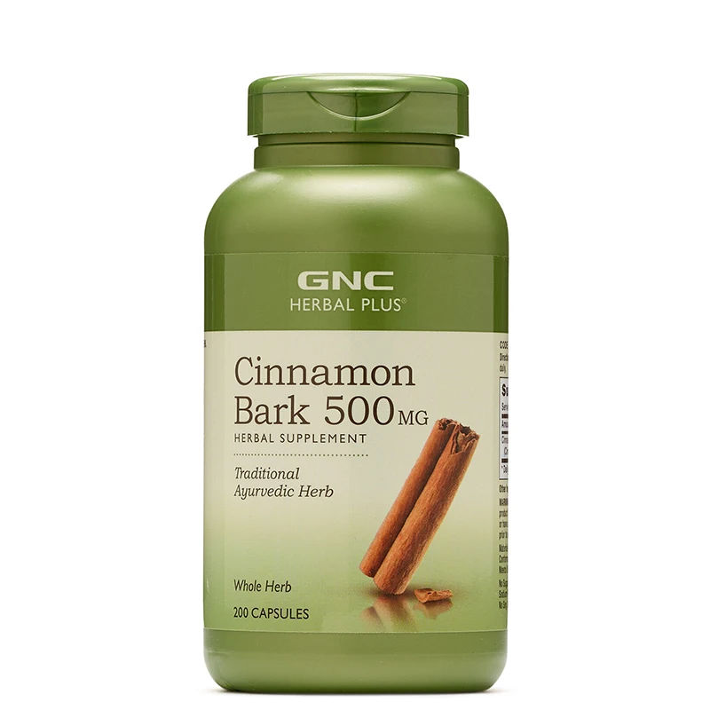 

Free Shipping Cinnamon Bark 500 mg 200 Capsules